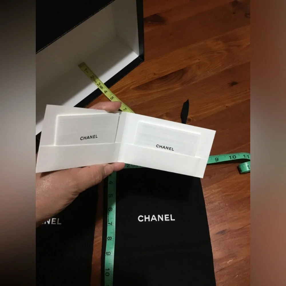 CHANEL EMPTY BOX W/2 NEW DUST BAGS SOME TISSUE BOOK-FINAL PRICE - Picture 11 of 16